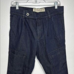Prairie Underground pleated crop jeans Small